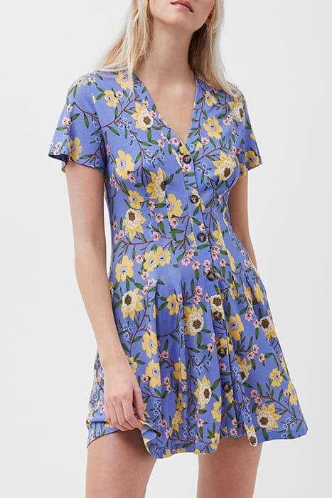 ELOISE MEADW JRSY VNCK DRESS BAY BLUE MULTI 1