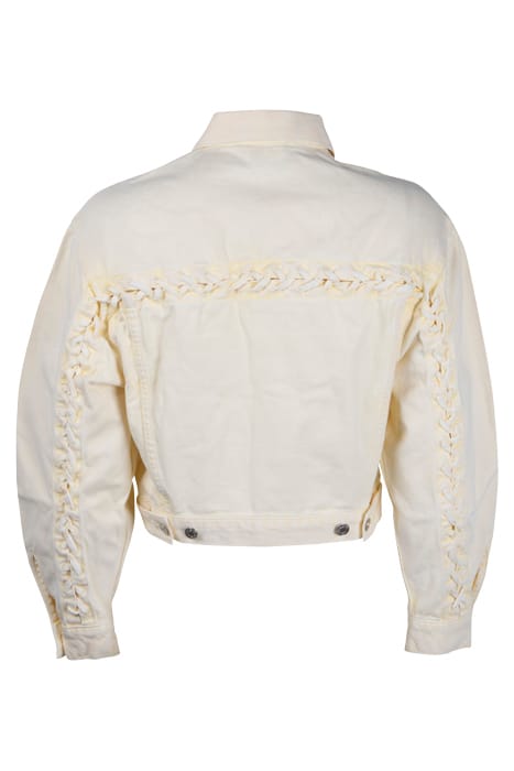 THALE DENIM JACKET IN LIGHT YELLOW 2
