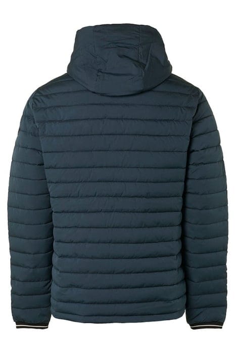 JACKET HOODED SHORT FIT PADDED SHADOW BLUE 5