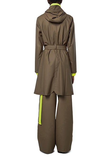 CURVE LONG JACKET WOOD 3