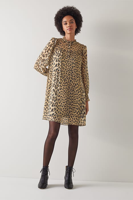 DR EDIE - ANIMAL CHIFFON MULTI 1