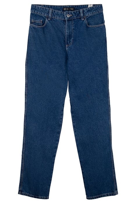 GIRLS’ BLUE ORGANIC COTTON STRAIGHT JEANS 1