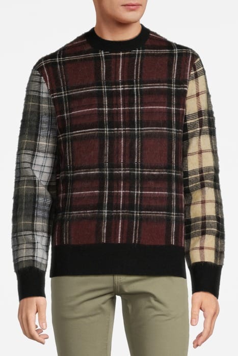 NESS CREW BLACK/MAROON RED 1
