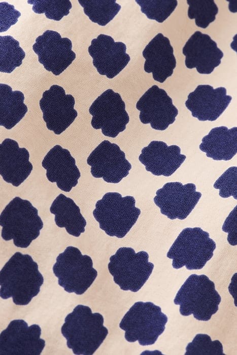 MID LENGTH SWIM SHORT MINI ALL OVER PRINT POLKA NAVY BLUE 9