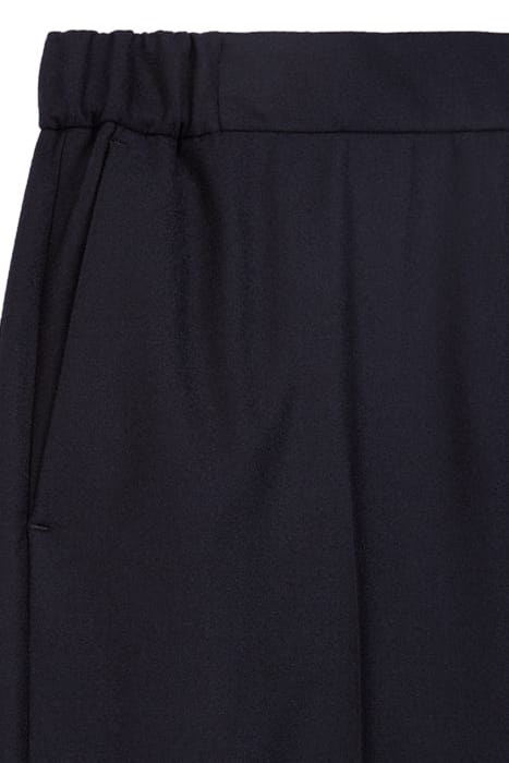 SUIT TROUSERS WITH ELASTIC WAIST DETAIL NAVY 3