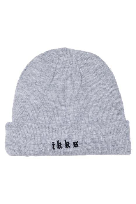 BABY BOYS’ GREY EMBROIDERED KNIT BEANIE WITH CUT-OUT MASK 2
