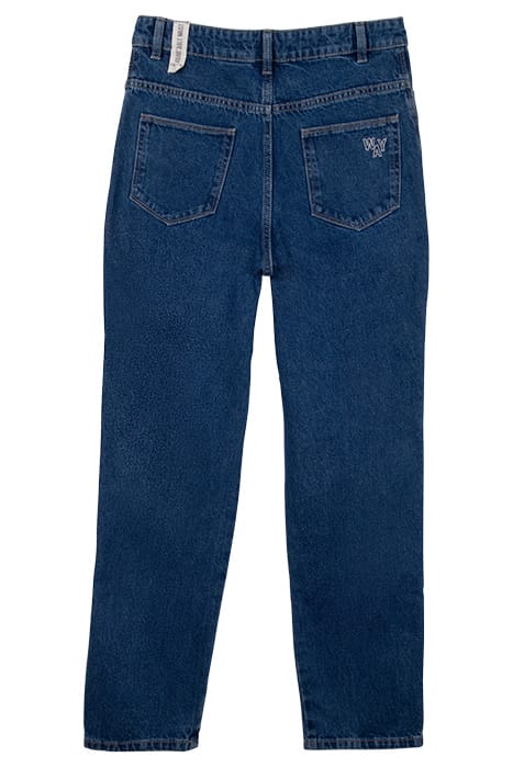 GIRLS’ BLUE ORGANIC COTTON STRAIGHT JEANS 2