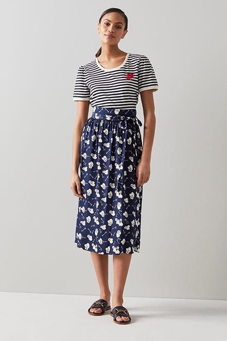 SK VALERIE NAVY/CREAM 1