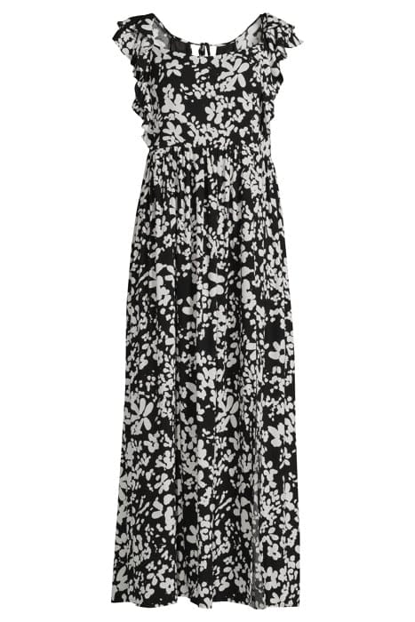 FLORAL DRAPE STRAPPY MAXI DRSS SZ18 BLACK/SUMMER WH 3