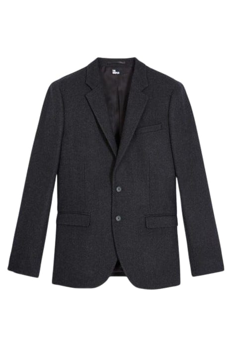 JACKET ONLY HERRINGBONE PATTERN DARK GREY 4