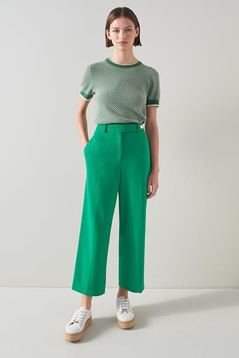 TR BIBI - WIDE TROUSER GREEN 1