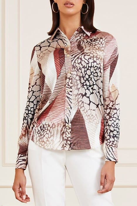MARCIANO BY GUESS MELISSA SOLID CO EARTH RHAPSODY PRINT 1
