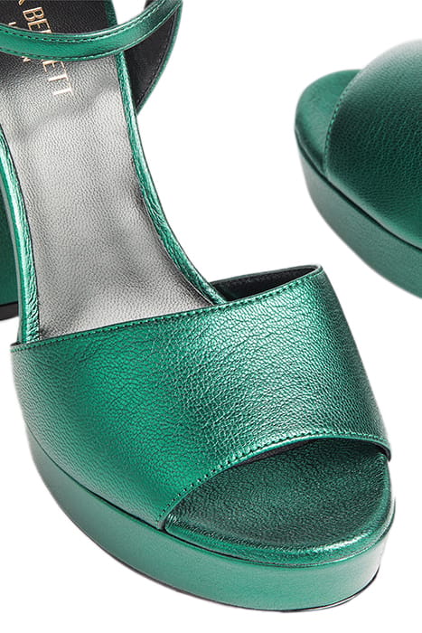 FS SOLANGE OPEN TOE GREEN 5