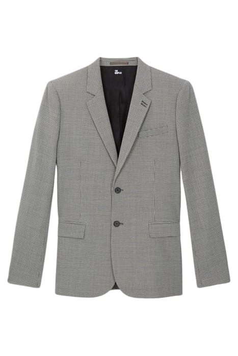 FIT SUIT JACKET ECRU BLACK 1