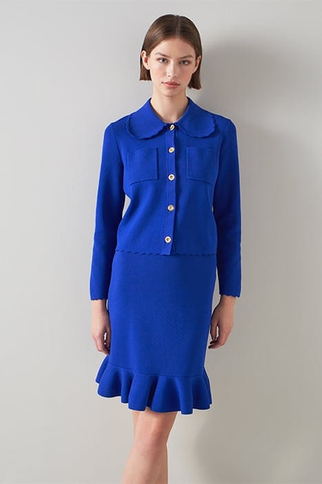 SK ROSA - KNITTED FLUTED BLUE 1