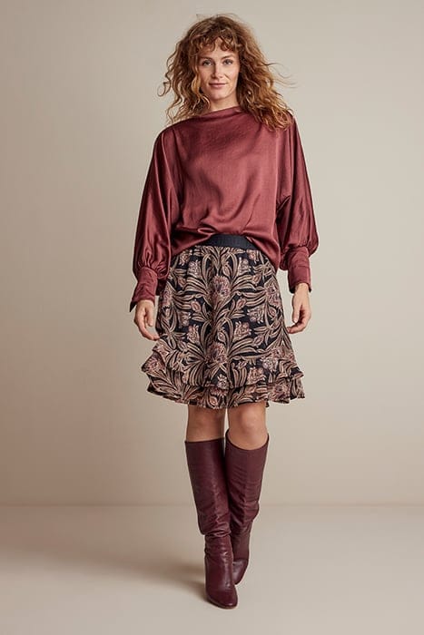 SKIRT FLOWERS PRINTED MULTICOLOUR 1