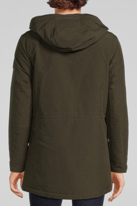 KHAKI QUILTED INSIDE MULTIPOCKET PARKA KHAKI 2