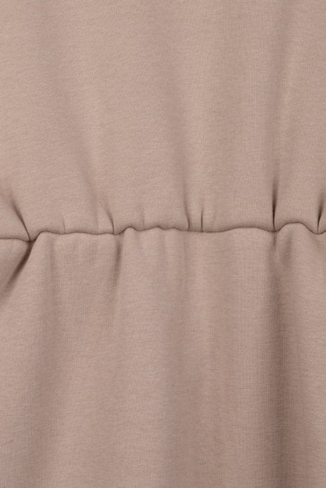 GIRLS’ BEIGE SWEATSHIRT-DRESS WITH ELASTICATED WAIST 3