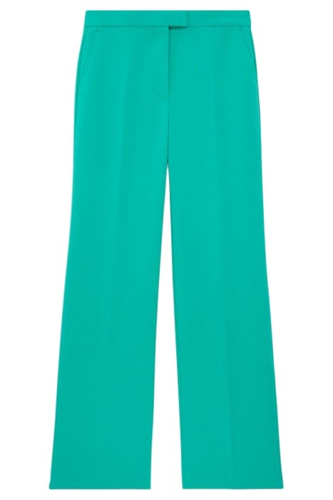 STRAIGHT SUIT TROUSERS GREEN 1