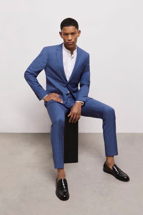 2 BUTTON SUIT JACKET BLUE 5