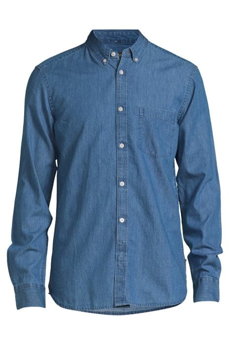 DENIM LS MID WASH 3