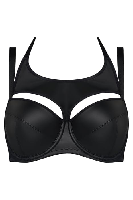 VELOCITY BLACK PLUNGE BALCONY BRA 2