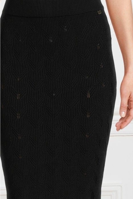 MARCIANO BY GUESS ARLET SWEATER SKIRT JET BLACK 4