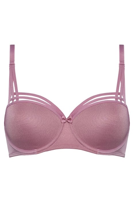 DAME DE PARIS SPARKLING PINK BALCONY BRA 3