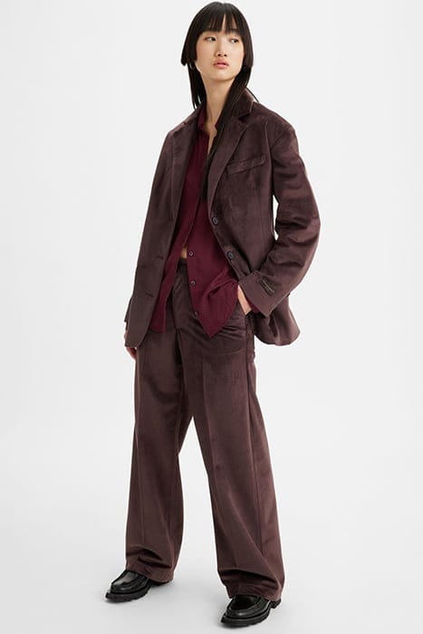 BAGGY WIDE-LEG & FLARED JEANS PANT BROWN 5
