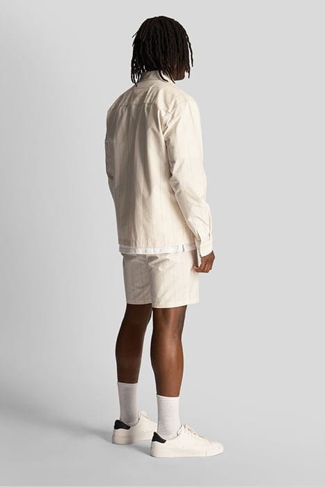 PINSTRIPE SHORT CHALK 2
