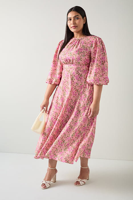 LOIS MEADOW MIDI DRESS MULTICOLOR 1