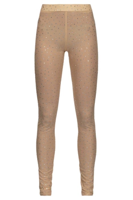 GINSENG 2 LEGGING CHARMEUSE FULL STRASS MATT ALMOND 1