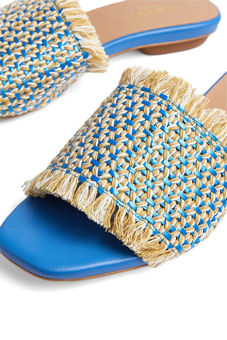 FLS MULE BLUE/CREAM 4