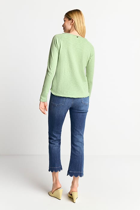 ORGANIC HEAVY JERSEY LONGSLEEVE MATCHA 3