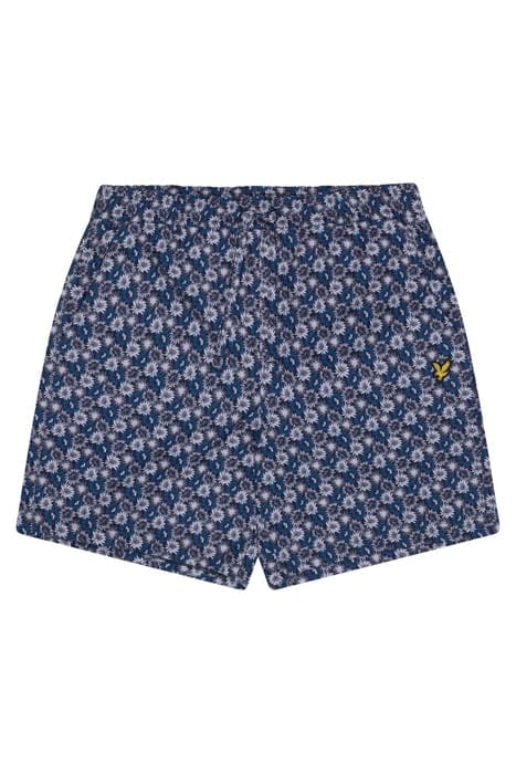 FLORAL PRINT RESORT SHORT DARK NAVY 3