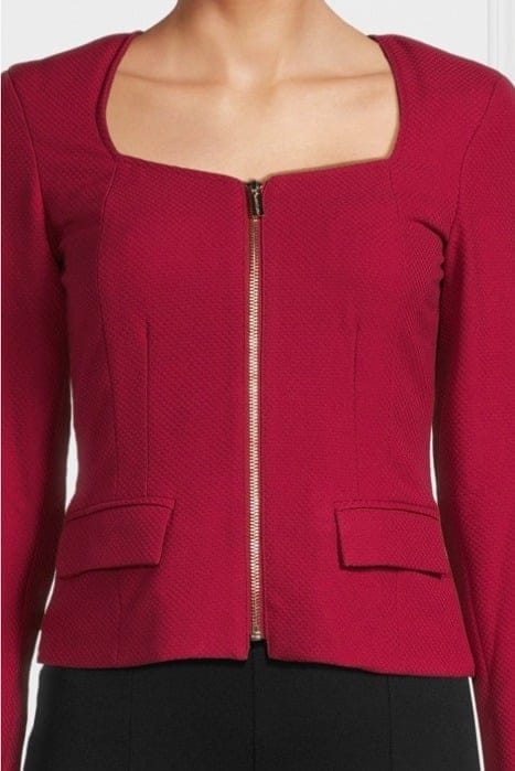MARCIANO BY GUESS NORAH BLAZER DEEP SCARLET 4