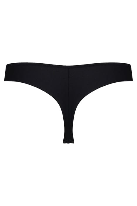 CALLIOPE BLACK AND GOLD PRINT THONG 4