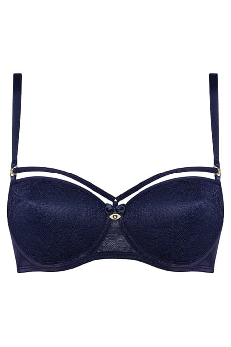 SPACE ODYSSEY EVENING BLUE LACE BALCONY BRA 3