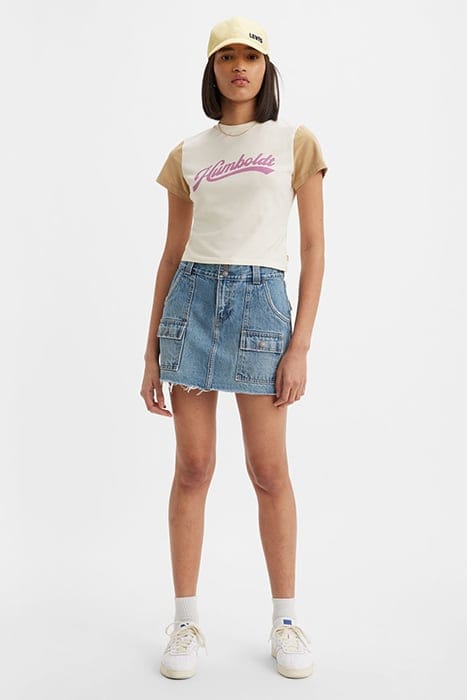 ICON DENIM SKIRT BLUE 1