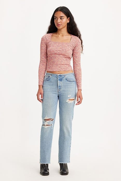 501 STRAIGHT JEANS BLUE 1