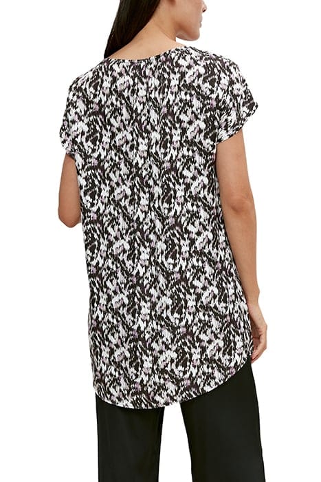 COMMA BLOUSES GREY/BLACK 2