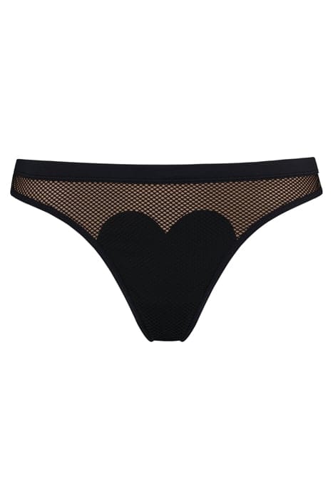 HEARTBREAKER BLACK MESH AND SAND THONG 3