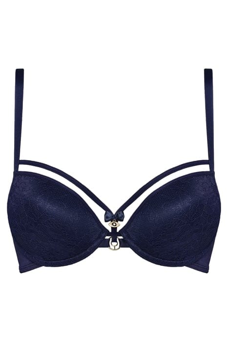 SPACE ODYSSEY EVENING BLUE LACE PUSH UP BRA 3
