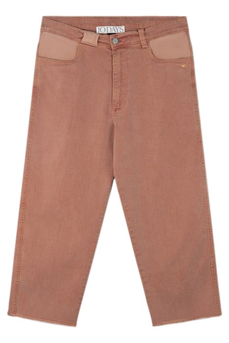 EASY TWILL PANTS SADDLE BROWN 3