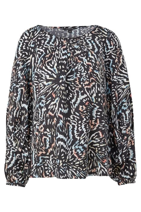 COMMA BLOUSES GREY/BLACK 4