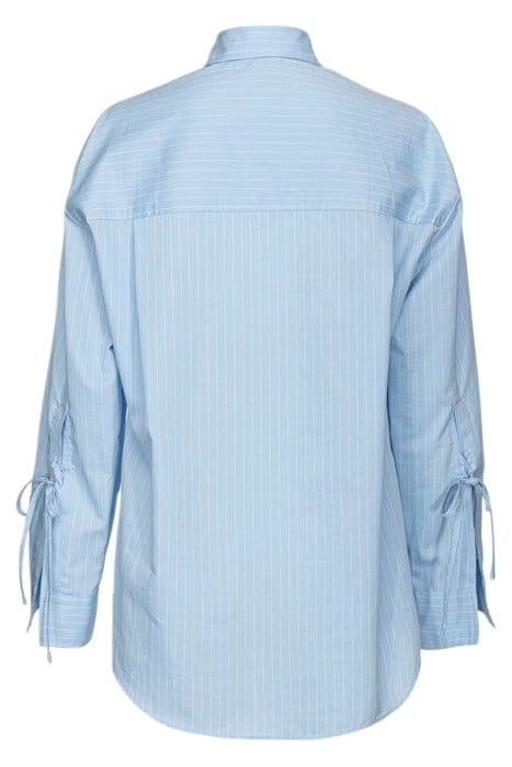 CRACOVIA CAMICIA POPELINE RIGATO AZURE/WHITE 4
