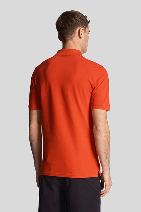 PLAIN POLO SHIRT GALA RED 2