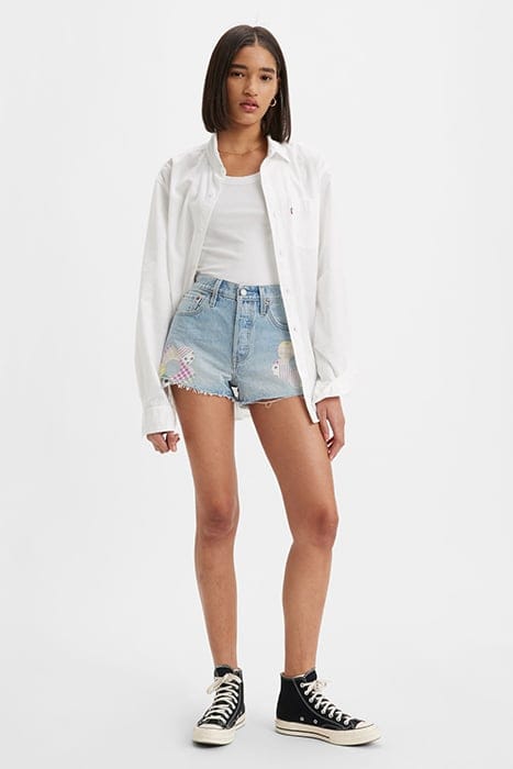 501 SHORT BLUE 6