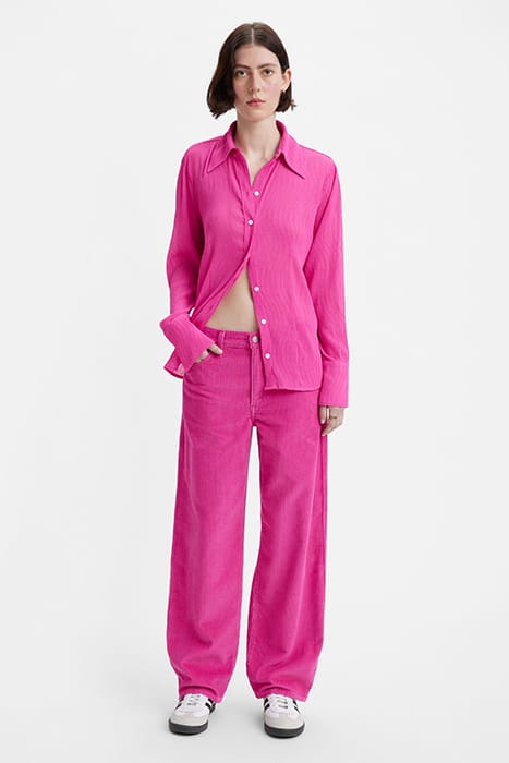BAGGY WIDE-LEG & FLARED JEANS PANT PINK 1