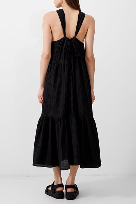 ALESKA TEXTURED DRESS BLACK 2